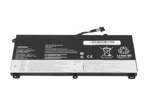 Bateria Movano do Lenovo ThinkPad T550, T560, W550, W550s Bateria Movano do Lenovo ThinkPad T550, T560, W550, W550s
