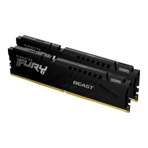 Kingston Pamięć DDR5 Kingston FURY Beast 32GB (2x16GB) 5200MHz CL36 1,25V Black EXPO Kingston Pamięć DDR5 Kingston FURY Beast 32GB (2x16GB) 5200MHz CL36 1,25V Black EXPO