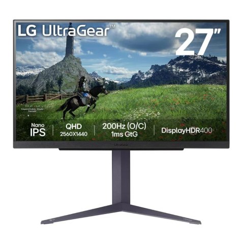 LG Monitor LG 27" UltraGear 27GS85Q-B Nano IPS QHD 200Hz 2xHDMI DP 3xUSB LG Monitor LG 27" UltraGear 27GS85Q-B Nano IPS QHD 200Hz 2xHDMI DP 3xUSB