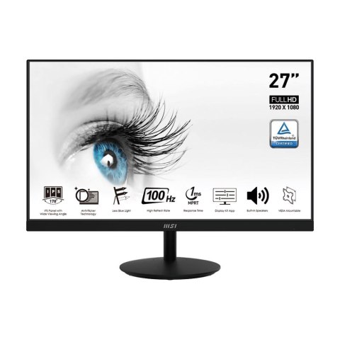 MSI Monitor MSI 27" PRO MP271A VGA HDMI DP głośniki MSI Monitor MSI 27" PRO MP271A VGA HDMI DP głośniki