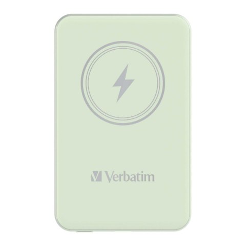 Verbatim Powerbank Verbatim Charge 'n' Go Magnetic Wireless 10000mAh USB-C PD 3.0 Green Verbatim Powerbank Verbatim Charge 'n' Go Magnetic Wireless 10000mAh USB-C PD 3.0 Green