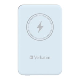 Verbatim Powerbank Verbatim Charge 'n' Go Magnetic Wireless 5000mAh USB-C PD 3.0 Blue