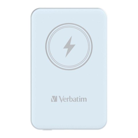 Verbatim Powerbank Verbatim Charge 'n' Go Magnetic Wireless 5000mAh USB-C PD 3.0 Blue Verbatim Powerbank Verbatim Charge 'n' Go Magnetic Wireless 5000mAh USB-C PD 3.0 Blue