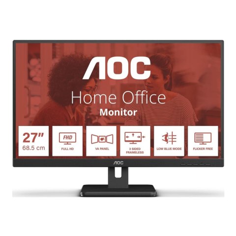 AOC Monitor AOC 27" 27E3UM HDMI DP 2xUSB głośniki AOC Monitor AOC 27" 27E3UM HDMI DP 2xUSB głośniki