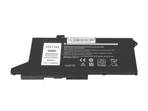 Bateria Mitsu do Dell Latitude 5420, 5520, Precision 3560 - 11.1V Bateria Mitsu do Dell Latitude 5420, 5520, Precision 3560 - 11.1V