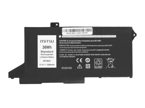 Bateria Mitsu do Dell Latitude 5420, 5520, Precision 3560 - 11.1V Bateria Mitsu do Dell Latitude 5420, 5520, Precision 3560 - 11.1V