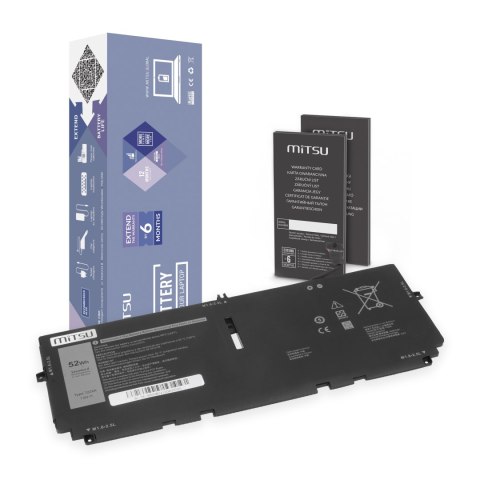 Bateria Mitsu do Dell XPS 13 9300, 9310, 9380 Bateria Mitsu do Dell XPS 13 9300, 9310, 9380