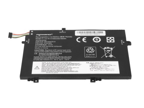 Bateria Movano do Lenovo ThinkPad L14, L15, L480, L580