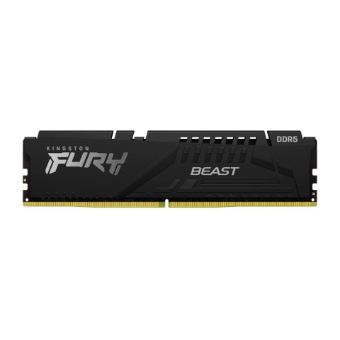 Kingston Pamięć DDR5 Kingston FURY Beast 16GB (1x16GB) 6400MHz CL32 1,4V Black EXPO Kingston Pamięć DDR5 Kingston FURY Beast 16GB (1x16GB) 6400MHz CL32 1,4V Black EXPO