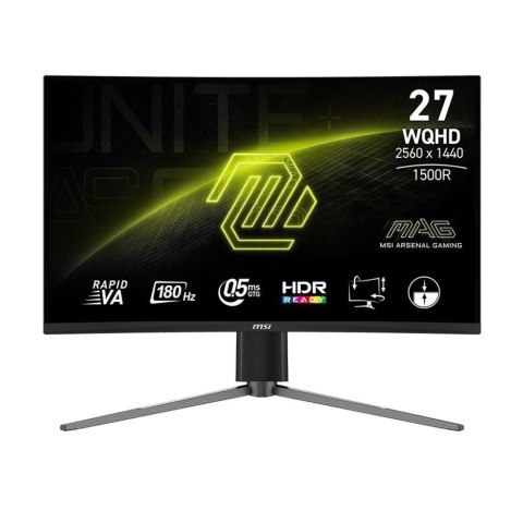 MSI Monitor MSI 27" MAG 27CQ6PF Rapid VA WQHD 180Hz 2xHDMI DP MSI Monitor MSI 27" MAG 27CQ6PF Rapid VA WQHD 180Hz 2xHDMI DP