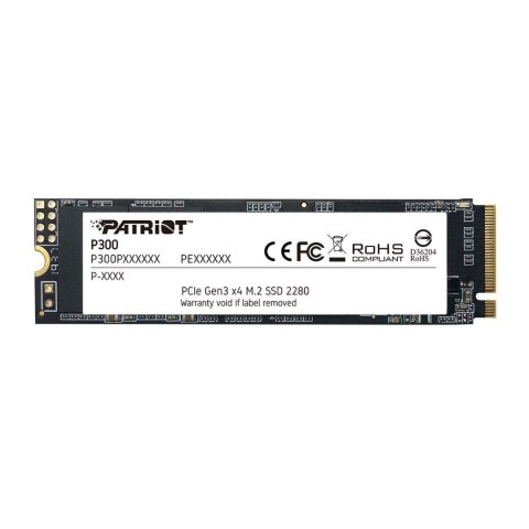 Patriot Memory Dysk SSD Patriot P300 512GB M.2 2280 PCIe NVMe (1700/1200 MB/s) Patriot Memory Dysk SSD Patriot P300 512GB M.2 2280 PCIe NVMe (1700/1200 MB/s)