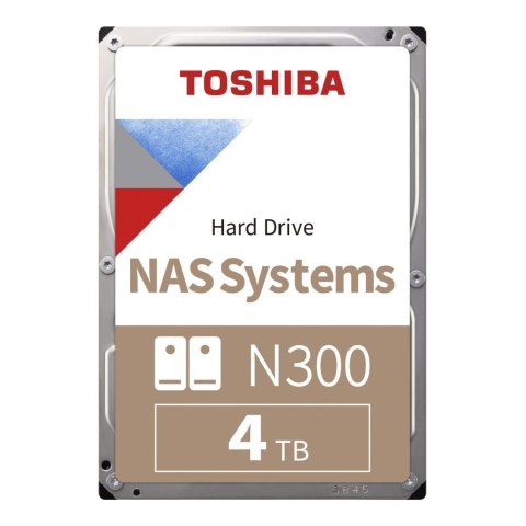 Toshiba Dysk Toshiba N300 MN10ADA400ES 4TB 3,5" 7200 512MB SATA III NAS BULK Toshiba Dysk Toshiba N300 MN10ADA400ES 4TB 3,5" 7200 512MB SATA III NAS BULK