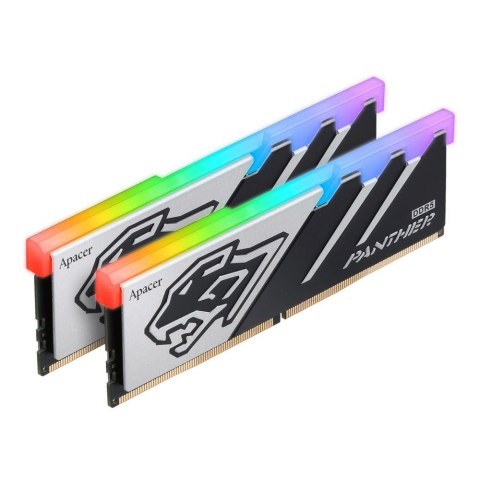 Apacer Pamięć DDR5 Apacer OC Panther RGB 32GB (2x16GB) 6000MHz CL40 1,35V HS Apacer Pamięć DDR5 Apacer OC Panther RGB 32GB (2x16GB) 6000MHz CL40 1,35V HS