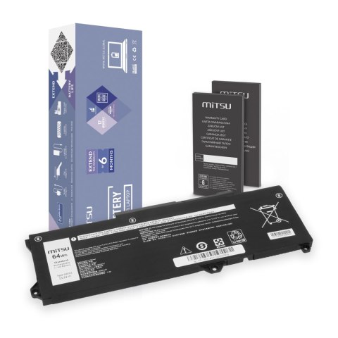 Bateria Mitsu do Dell Latitude 5421, 5521, Precision 3571, 3470 Bateria Mitsu do Dell Latitude 5421, 5521, Precision 3571, 3470