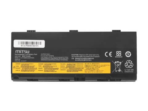 Bateria Mitsu do Lenovo ThinkPad P50, P51, P52 Bateria Mitsu do Lenovo ThinkPad P50, P51, P52