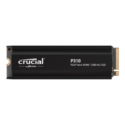 Crucial Dysk SSD Crucial P310 1TB M.2 PCIe 4.0 NVMe 2280 (7100/6000 MB/s) z radiatorem Crucial Dysk SSD Crucial P310 1TB M.2 PCIe 4.0 NVMe 2280 (7100/6000 MB/s) z radiatorem