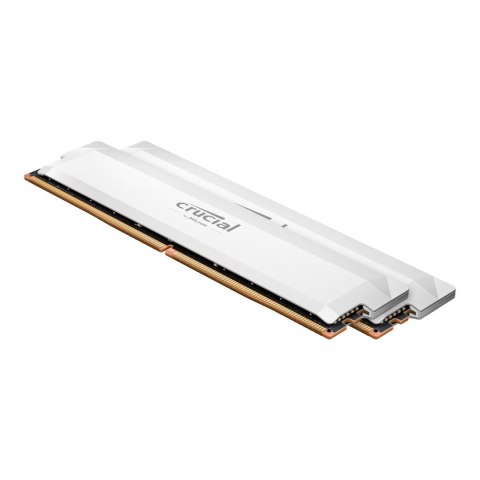Crucial Pamięć DDR5 Crucial Pro OC Gaming Memory 32GB (2x16GB) 6400MHz CL38 1,35V White