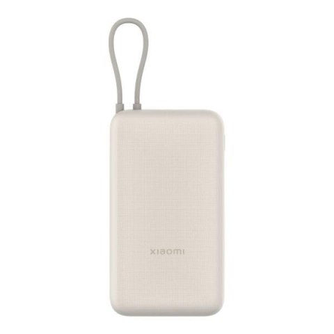 XIAOMI Powerbank Xiaomi 33W 20000mAh 2xUSB-C 1xUSB-A wbudowany kabel Tan XIAOMI Powerbank Xiaomi 33W 20000mAh 2xUSB-C 1xUSB-A wbudowany kabel Tan
