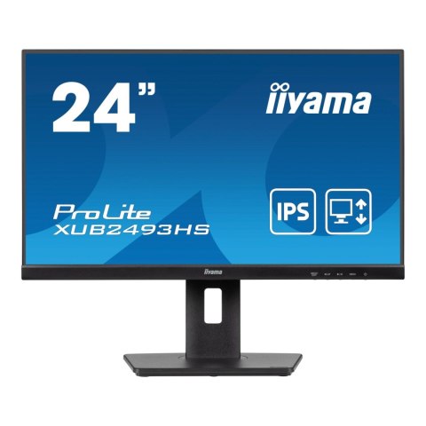 IIYAMA Monitor iiyama 23,8" ProLite XUB2493HS-B6 IPS FHD 100Hz HDMI DP głośniki IIYAMA Monitor iiyama 23,8" ProLite XUB2493HS-B6 IPS FHD 100Hz HDMI DP głośniki