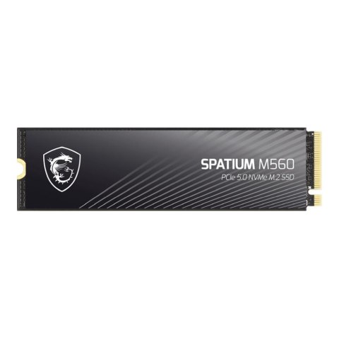MSI Dysk SSD MSI SPATIUM M560 2TB PCIe 5.0 NVMe 2.0 M.2 2280 (10300/8700 MB/s) 3D NAND MSI Dysk SSD MSI SPATIUM M560 2TB PCIe 5.0 NVMe 2.0 M.2 2280 (10300/8700 MB/s) 3D NAND