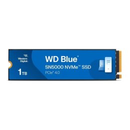 Sandisk Dysk SSD WD Blue SN5000 1TB M.2 2280 PCIe NVMe (5150/4900 MB/s) WDS100T4B0E
