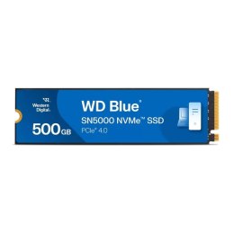 Sandisk Dysk SSD WD Blue SN5000 500GB M.2 2280 PCIe NVMe (5000/4000 MB/s) WDS500G4B0E
