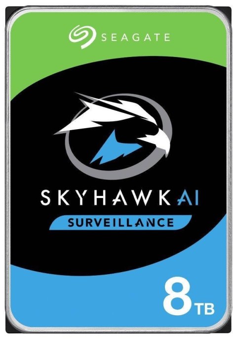Seagate Dysk SEAGATE SkyHawk™ AI ST8000VE001 8TB 3,5" 7200 256MB SATA III NAS Seagate Dysk SEAGATE SkyHawk™ AI ST8000VE001 8TB 3,5" 7200 256MB SATA III NAS