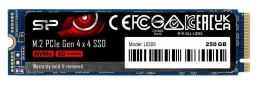 Silicon Power Dysk SSD Silicon Power UD85 250GB M.2 PCIe NVMe Gen4x4 NVMe 1.4 (3300/1300 MB/s)