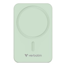 Verbatim Powerbank Verbatim Charge 'n' Go Essentials Magnetic Wireless 20000mAh USB-C PD 3.0 Green