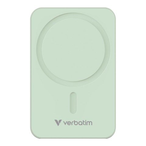 Verbatim Powerbank Verbatim Charge 'n' Go Essentials Magnetic Wireless 20000mAh USB-C PD 3.0 Green Verbatim Powerbank Verbatim Charge 'n' Go Essentials Magnetic Wireless 20000mAh USB-C PD 3.0 Green