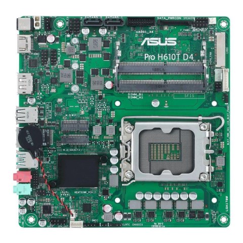 Asus Płyta Asus Pro H610T D4-CSM /H610/DDR4/SATA3/M.2/USB3.1/s.1700/mITX