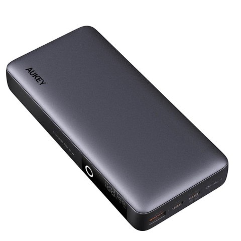 Aukey Powerbank Aukey PB-Y43 20 000 mAh, 2x USB-C PD 65W, USB-A 18W, szary Aukey Powerbank Aukey PB-Y43 20 000 mAh, 2x USB-C PD 65W, USB-A 18W, szary