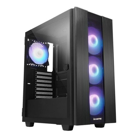 Chieftec Obudowa Chieftec HUNTER 2 GS-02B-OP ATX ARGB z oknem bez zasilacza czarna Chieftec Obudowa Chieftec HUNTER 2 GS-02B-OP ATX ARGB z oknem bez zasilacza czarna
