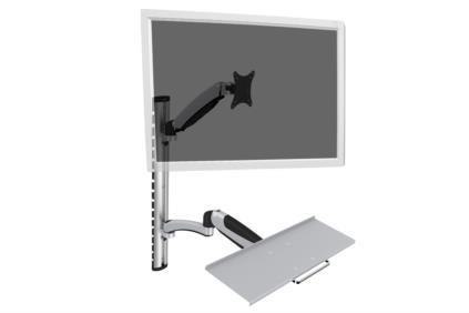 Digitus Ramię naścienne pojedyncze DIGITUS, 1xLCD + klawiatura, max. 27" i 8kg, uchylno-obrotowe 360° (PIVOT) Digitus Ramię naścienne pojedyncze DIGITUS, 1xLCD + klawiatura, max. 27" i 8kg, uchylno-obrotowe 360° (PIVOT)