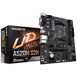 Gigabyte Płyta Gigabyte A520M S2H (rev. 1.0)/AMD A520M/DDR4/SATA3/M.2/USB3.0/PCIe3.0/AM4/mATX