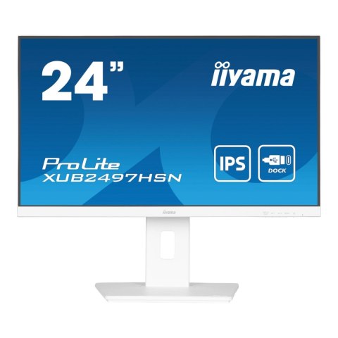 IIYAMA Monitor iiyama 23,8" ProLite XUB2497HSN-W1 IPS FHD 100Hz HDMI 2xDP HUB RJ-45 głośniki IIYAMA Monitor iiyama 23,8" ProLite XUB2497HSN-W1 IPS FHD 100Hz HDMI 2xDP HUB RJ-45 głośniki