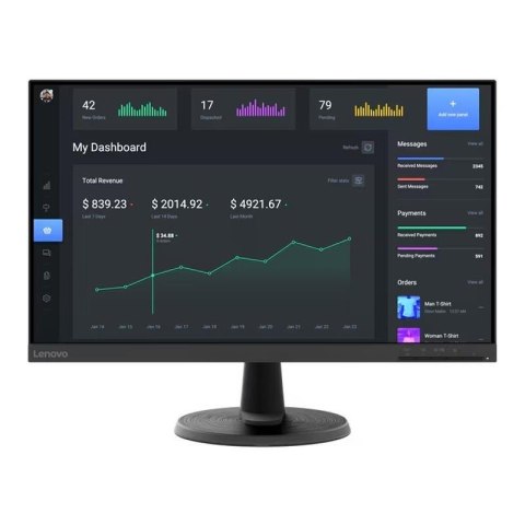 LENOVO Monitor Lenovo 23,8" D24-40 (67A2KAC6EU) VA FHD 75Hz HDMI VGA LENOVO Monitor Lenovo 23,8" D24-40 (67A2KAC6EU) VA FHD 75Hz HDMI VGA