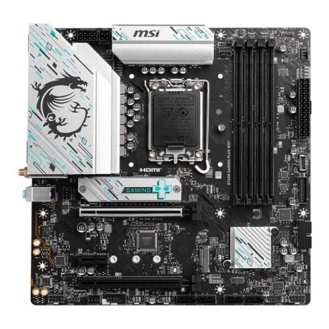 MSI Płyta MSI B760M GAMING PLUS WIFI /B760/DDR5/SATA3/M.2/USB3.1/WiFi/BT/PCIe4.0/s.1700/mATX MSI Płyta MSI B760M GAMING PLUS WIFI /B760/DDR5/SATA3/M.2/USB3.1/WiFi/BT/PCIe4.0/s.1700/mATX