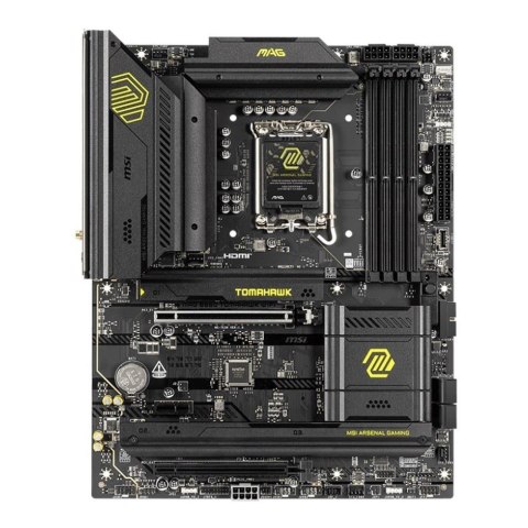 MSI Płyta MSI MAG B860 TOMAHAWK WIFI /B860/DDR5/SATA3/M.2/TB4/WiFi/BT/PCIe5.0/s.1851/ATX MSI Płyta MSI MAG B860 TOMAHAWK WIFI /B860/DDR5/SATA3/M.2/TB4/WiFi/BT/PCIe5.0/s.1851/ATX