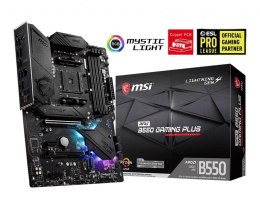 MSI Płyta MSI MPG B550 GAMING PLUS /AMD B550/DDR4/SATA3/M.2/USB3.1/PCIe4.0/AM4/ATX