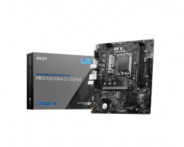 MSI Płyta MSI PRO H610M-G DDR4/H610/DDR4/SATA3/M.2/USB3.0/PCIe4.0/s.1700/mATX