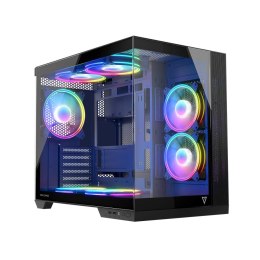 Modecom Obudowa Modecom Volcano Panorama APEX ARGB 7F MIDI , Czarna