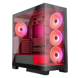 Modecom Obudowa Modecom Volcano Space Apex ARGB MIDI Czarna