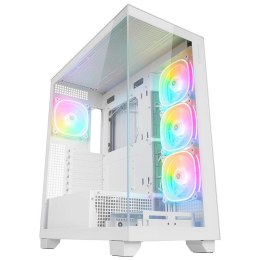 Rampage Obudowa Rampage Hydra V1 4x wentylator USB-C/USB-A + hub, biała
