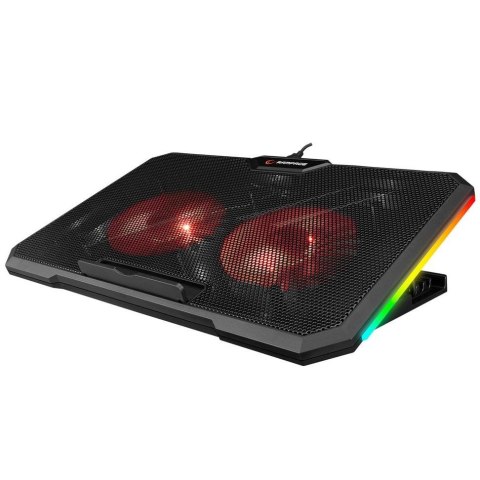 Rampage Podstawka chłodząca Rampage AD-RC12 Claw pod laptop 15-17" RGB regulowana Rampage Podstawka chłodząca Rampage AD-RC12 Claw pod laptop 15-17" RGB regulowana