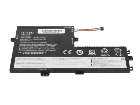 Bateria Mitsu do Lenovo IdeaPad C340-15IIL, S340-15IIL
