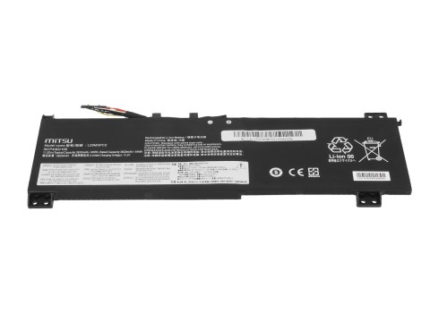 Bateria Mitsu do Lenovo IdeaPad Gaming 3 15ACH6, 15IHU6