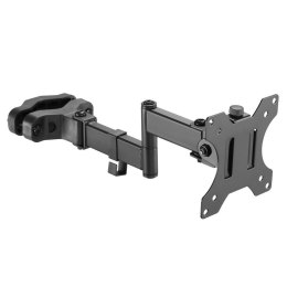 Maclean Uchwyt monitora na rurkę / słupek 28-60mm Maclean MC-984 podwójne składane ramię, 17-32'', 8kg max
