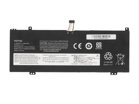 Bateria Mitsu do Lenovo ThinkBook 13s G4 ARB, 13s IWL