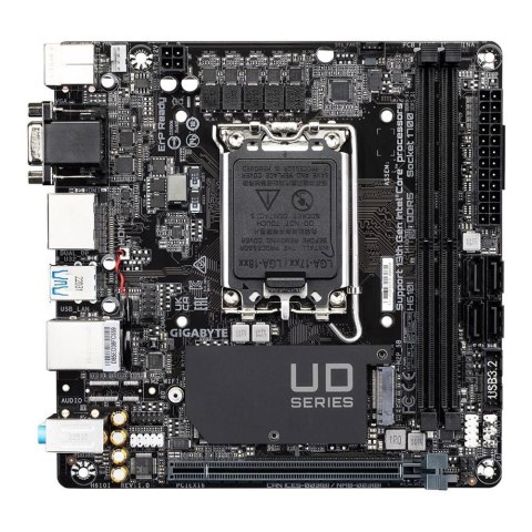 Gigabyte Płyta Gigabyte H610I (rev. 1.0) /H610/DDR5/SATA3/M.2/USB3.0/PCIe4.0/s.1700/mITX